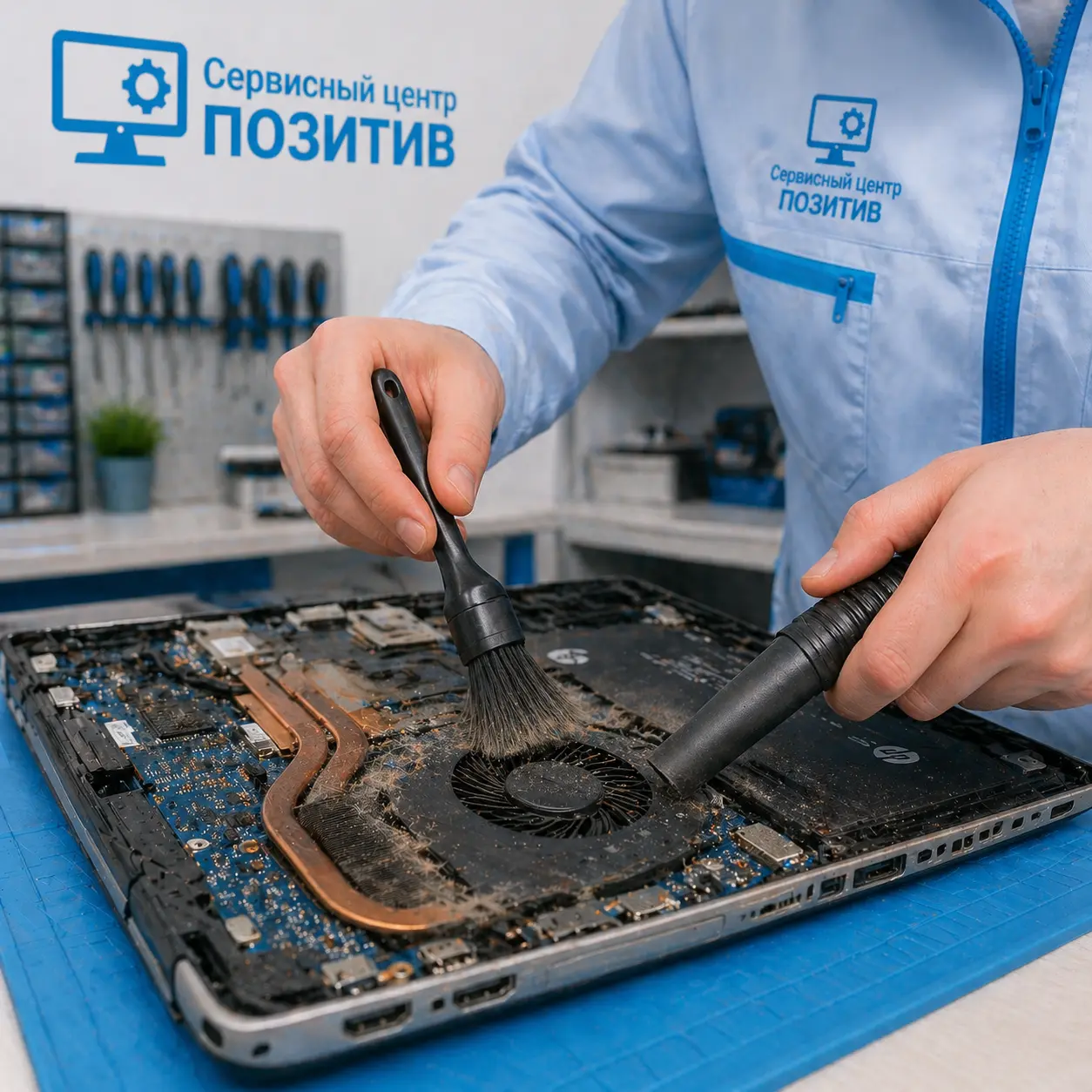 чистка ноутбука HP в Раменском