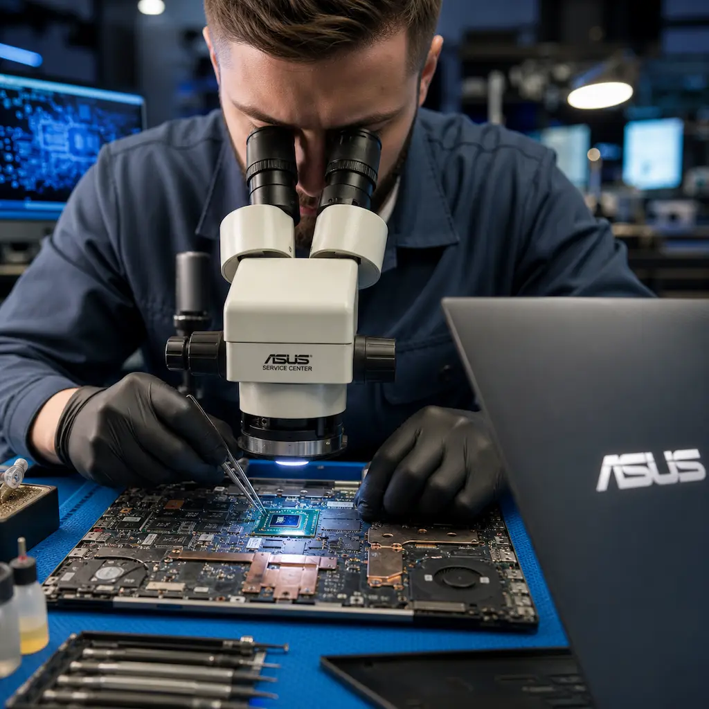 Замена видеокарты ноутбука Asus в Раменском
