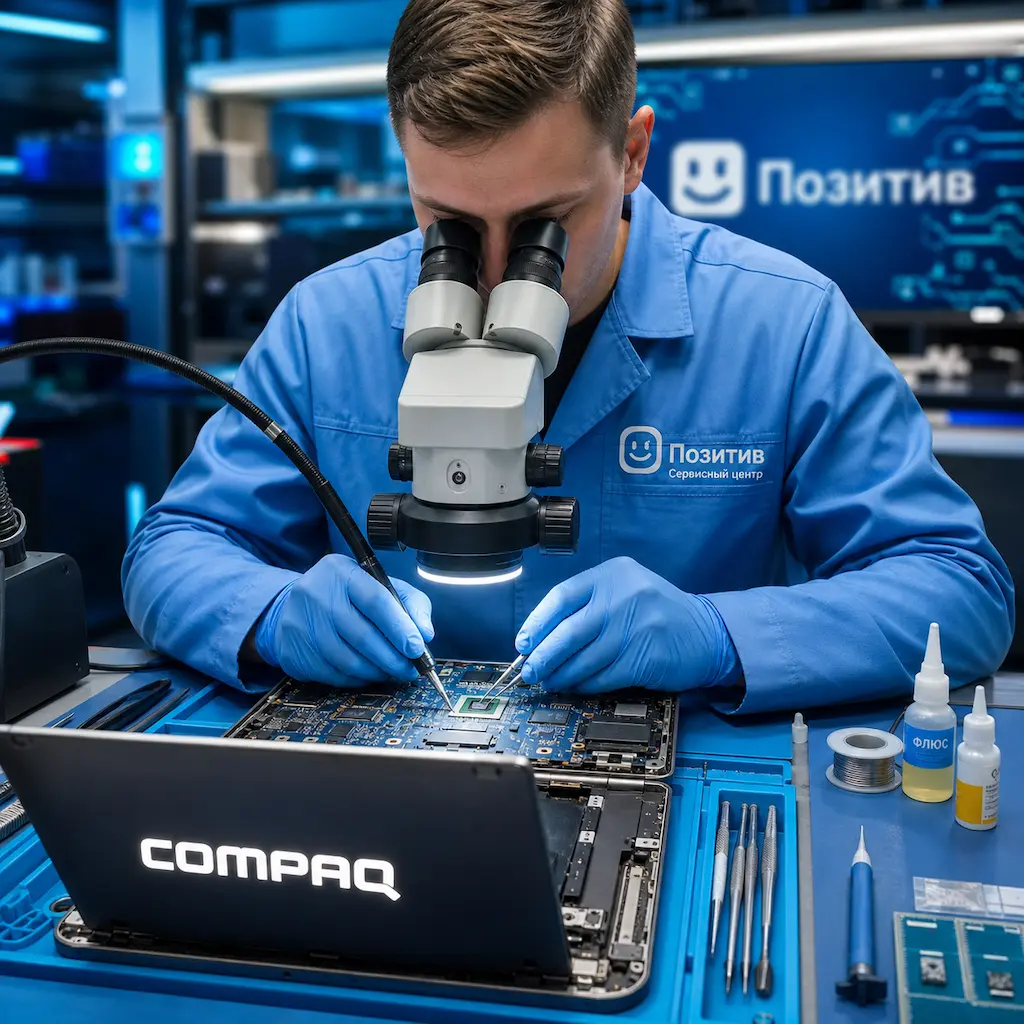 Замена видеокарты ноутбука Compaq в Раменском
