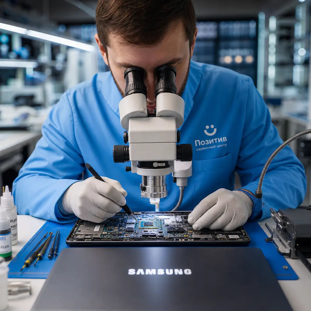 Замена видеокарты ноутбука Samsung в Раменском