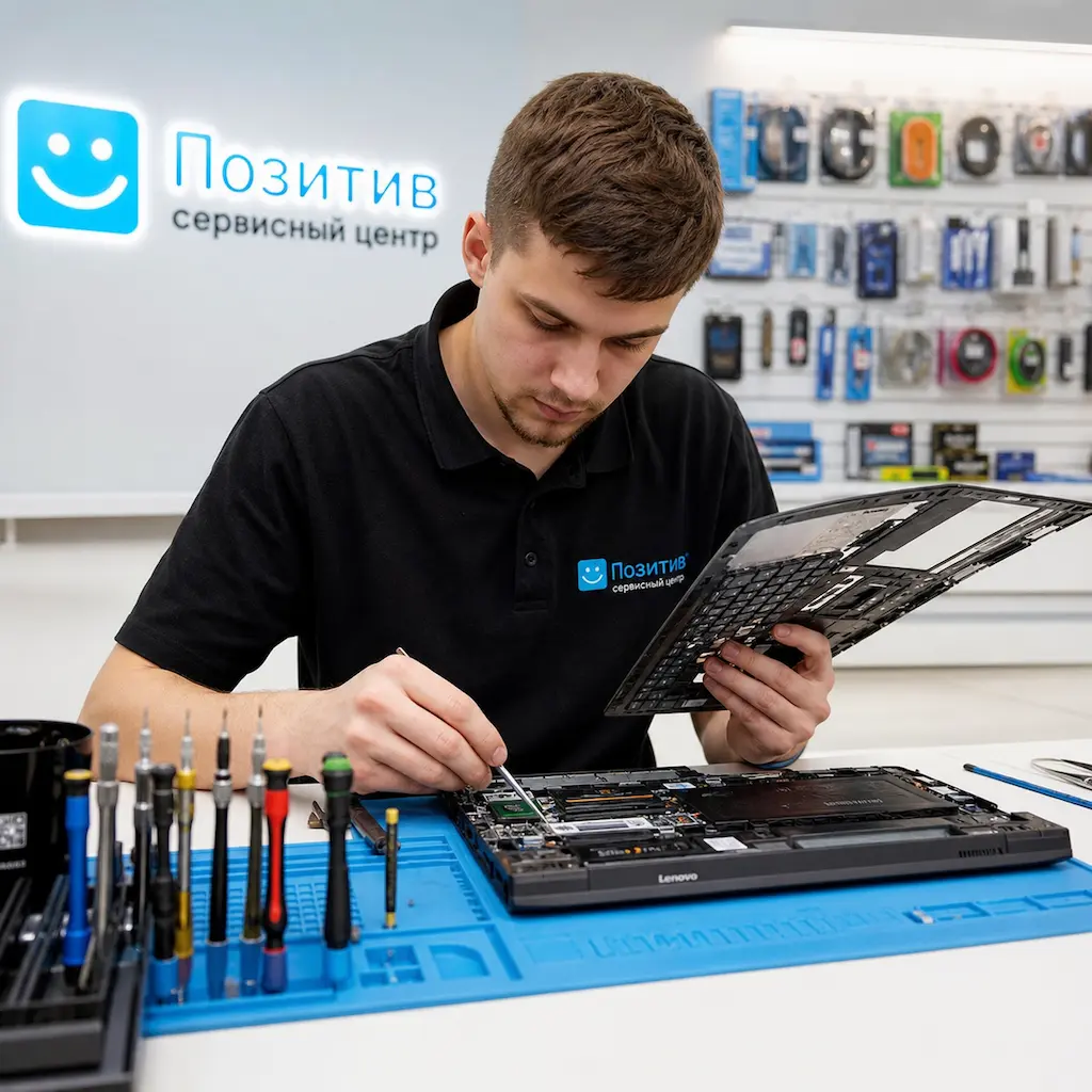 заменить клавиатуру на ноутбуке Lenovo в Раменском