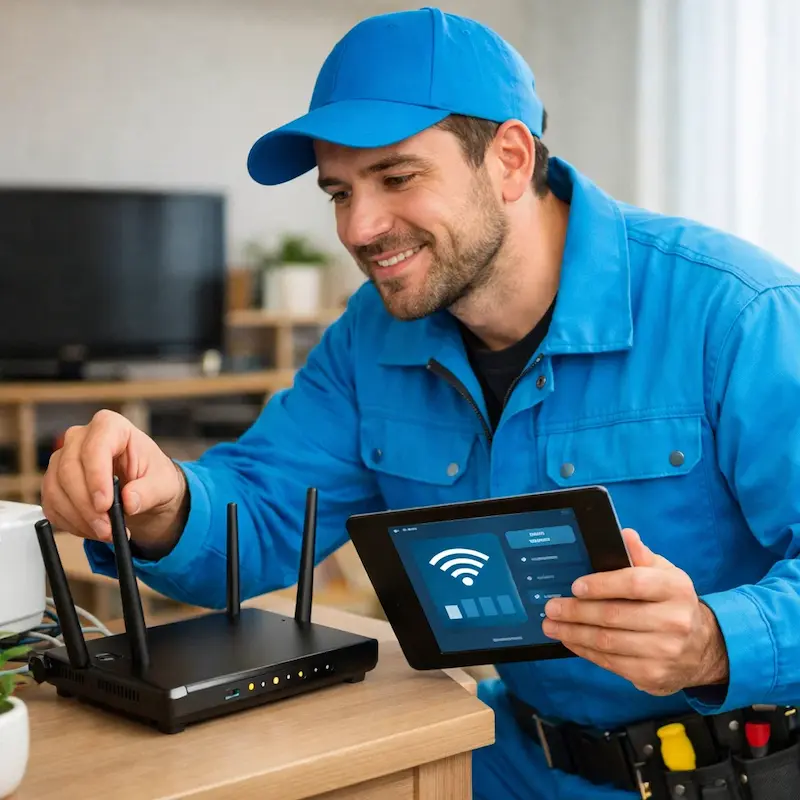 Настройка Wi-Fi для квартиры, дома и офиса в Раменском