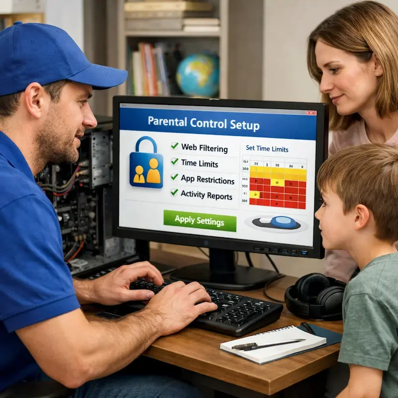 установка родительского контроля в Раменском