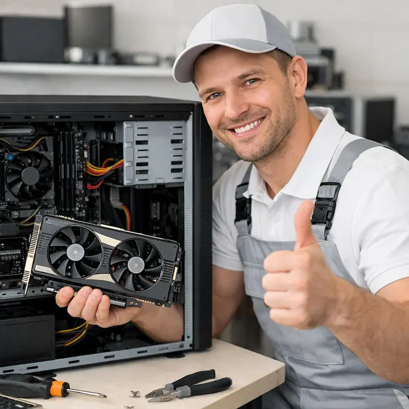 Замена видеокарты ПК в Раменском